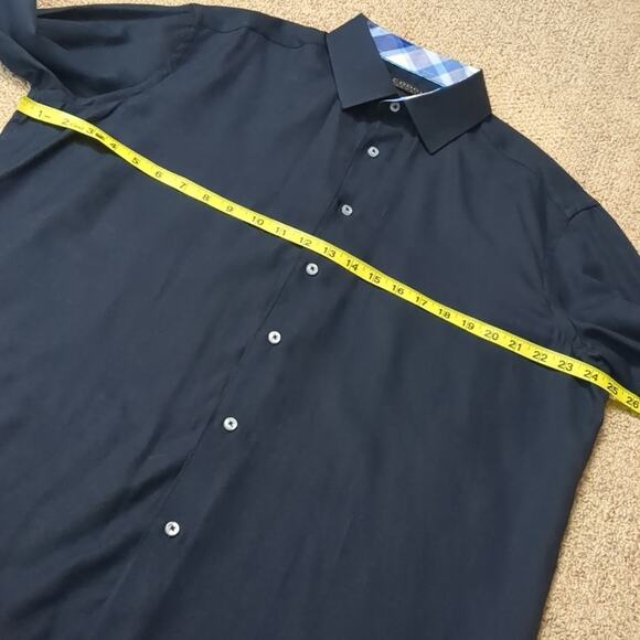 COOGI Classic Long Sleeve Button Up Shirt Men's XL / 17-34/35 Blue French Cuffs - Picture 3 of 8